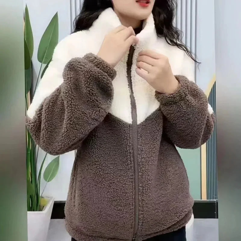 **Chic Comfort Lamb Fleece Overcoat™**