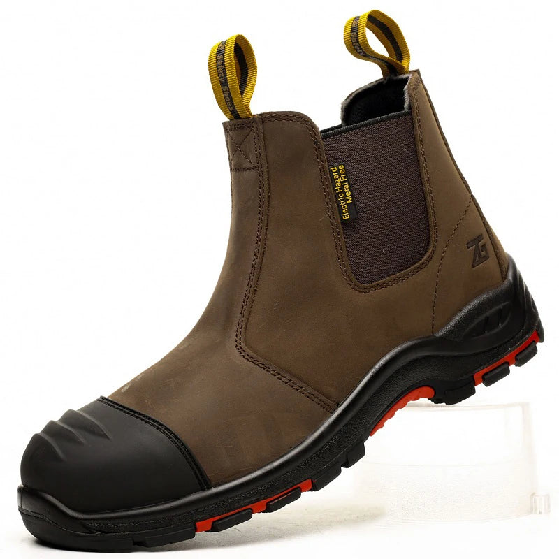 Premium Leather Safety Chelsea Boots TM