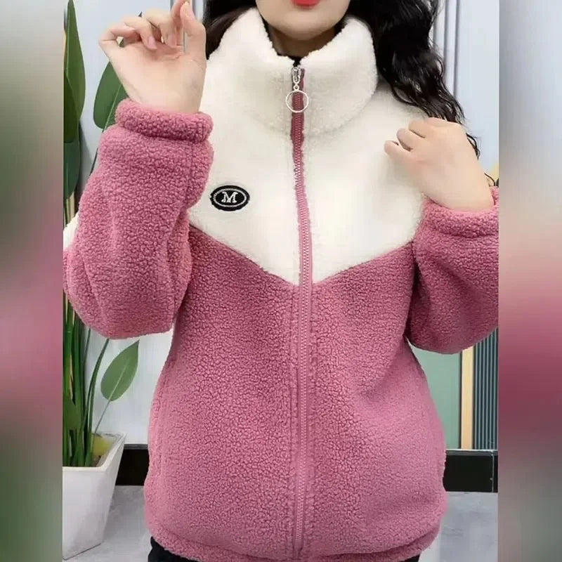 **Chic Comfort Lamb Fleece Overcoat™**