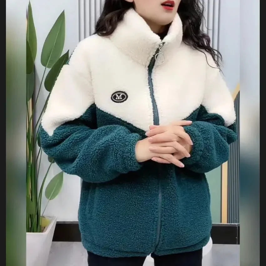 **Chic Comfort Lamb Fleece Overcoat™**