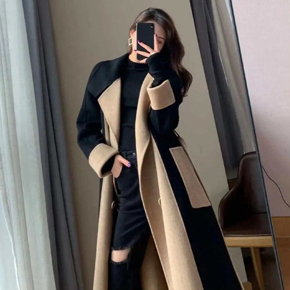 Elegant Warmth Double-Breasted Overcoat™